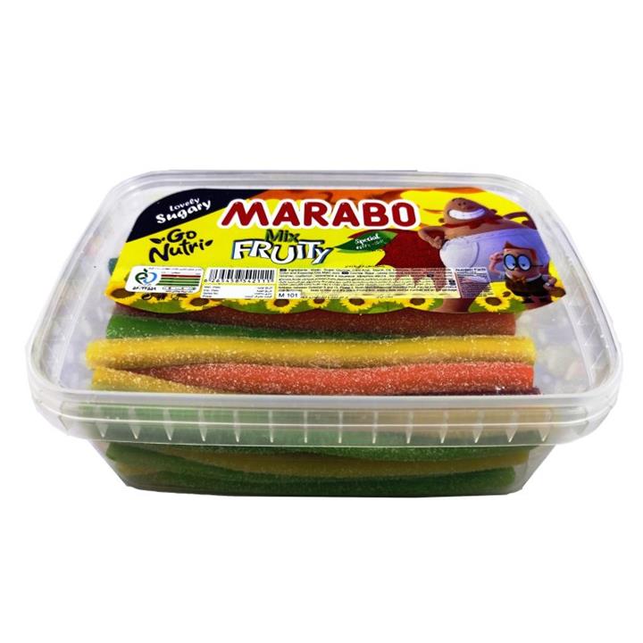 پاستیل لوله ای با طعم میوه مخلوط مارابو- 900گرم
